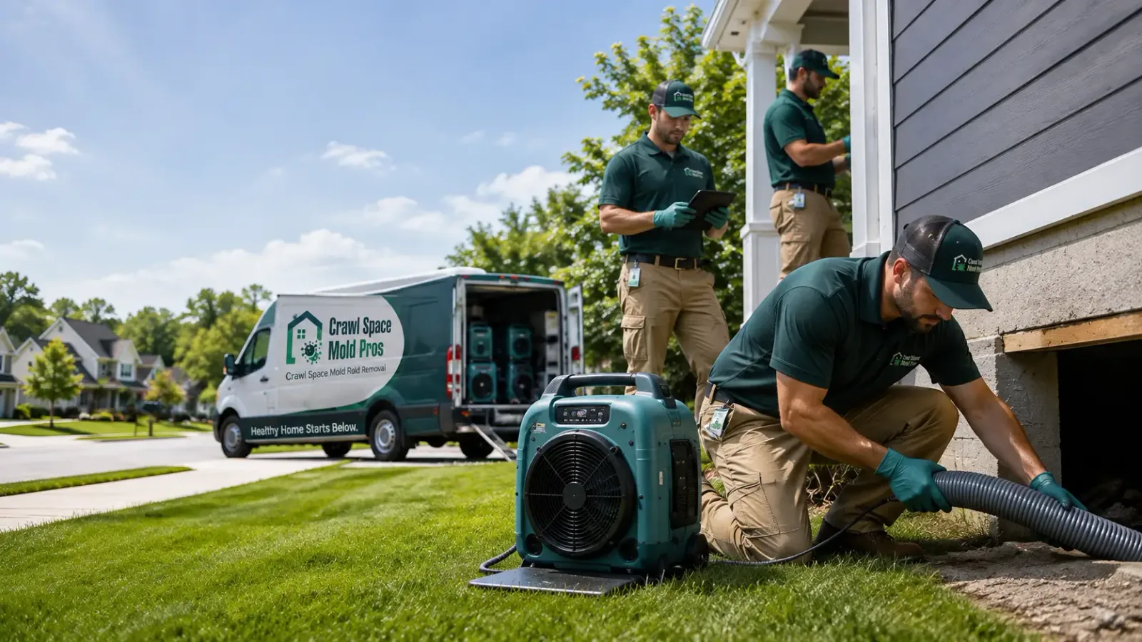 Crawl Space Mold Removal in Gilbert, MN